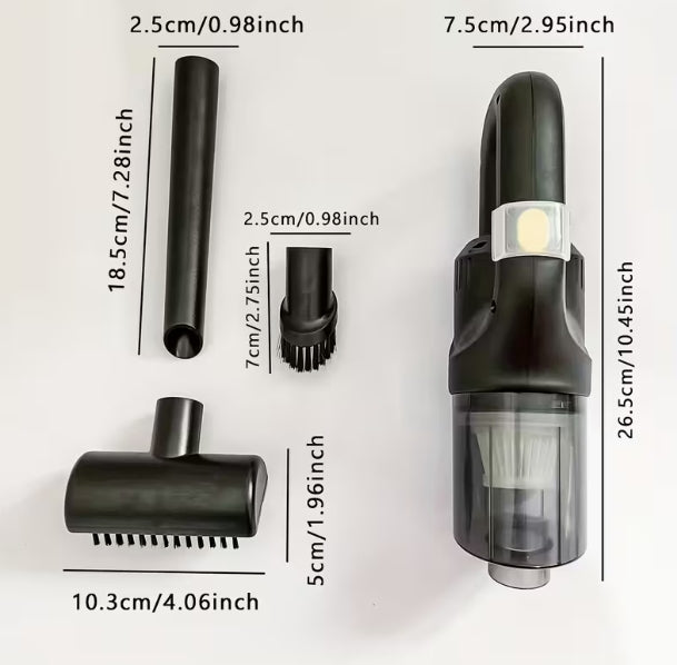 ChampionCanvas AutoClean Pro – Bezprzewodowy Odkurzacz Samochodowy