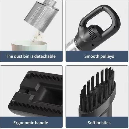 ChampionCanvas AutoClean Pro – Bezprzewodowy Odkurzacz Samochodowy